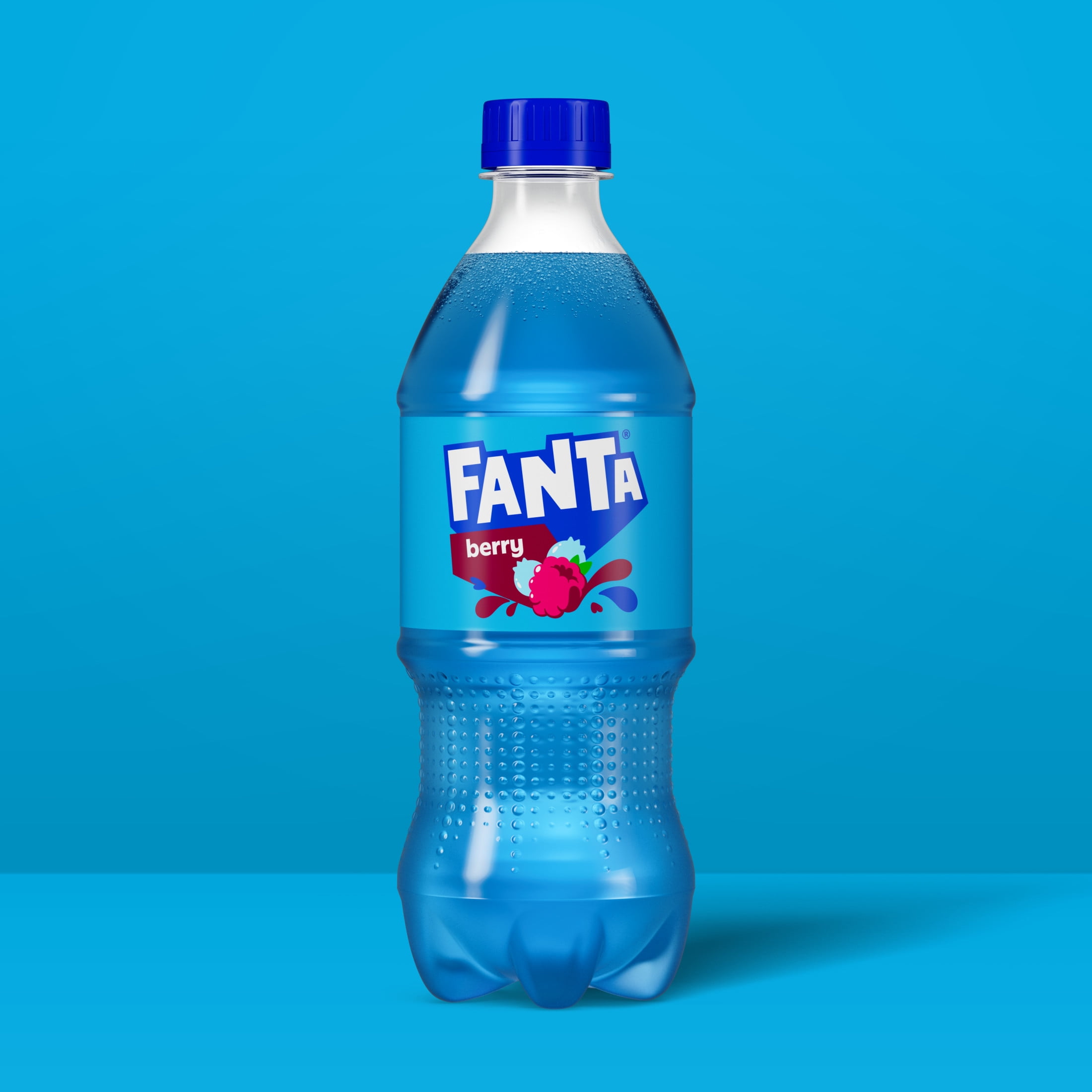 (2 pack) Fanta Berry Soda Pop, 20 fl oz Bottle
