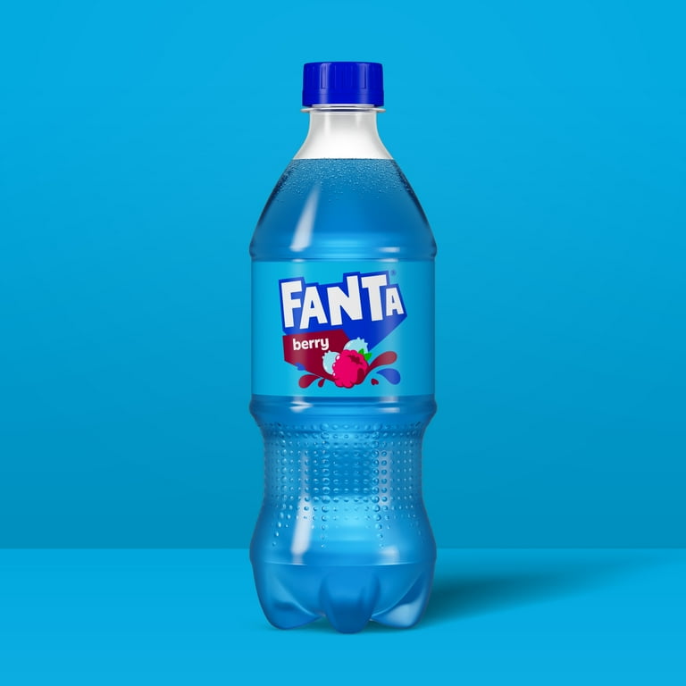 Fanta Berry Fruit Soda Pop, 20 fl oz Bottle