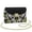 Beautiful Flower, variant on Purple Butterfly Print Leather Crossbody Bag Fashion Medium Flap Crossbody Handbag with Chain Strap Leather Soft Shoulder Bag for Women for Work Shopping