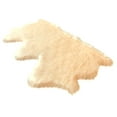 thumbnail image 5 of Soho Luxurious Faux Sheepskin Pelt Cream Shag Area Rug or Runner, 5 of 5