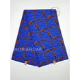 thumbnail image 4 of Tela estampada holandesa para vestidos clásicos africanos, auténtica cera garantizada, 100 % algodón, 6 yardas, 4 of 5