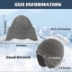 thumbnail image 4 of Men Knitted Hat Women Earflap Winter Hats Mens Wool Cap Warm Skull Cap Slouchy with Ear Warmer, 4 of 5