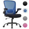thumbnail image 1 of Home Office Chair Ergonomic Chair Adjustable Computer Chair Swivel Rolling Executive Task Chair with Lumbar and Armrest for Home Office Study, Blue, 1 of 7