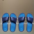 thumbnail image 5 of Raindrops 4 pcs Wall Shoes Rack No Drilling Wall Mounted Shoe Holder Bathroom Wall Slippers Organizer, 5 of 8
