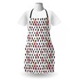 thumbnail image 3 of Fruit Apron, Pattern of Watermelon Slices, Unisex Kitchen Bib with Adjustable Neck for Cooking Gardening, Adult Size, Blush White Dark Grey, by Ambesonne, 3 of 4