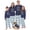 Style 3, variant on Penguin Skiing Christmas Pajamas For Family And Dog, Matching Pjs With Extended Size, Size NB - Men 6XL