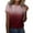 Wine, variant on Blouses for Women Casual Fashion Pullover Short Sleeve Round-Neck Blouses Print Womens T-shirt on Gifts Summer Vacation Beach Fashion