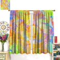 thumbnail image 2 of Butterfly Curtains,Colorful Butterfly Print Curtains for Children Boys Girls Bedroom Living Room Kitchen Window Drapes 42"W x 63"L (Pack of 2), 2 of 6