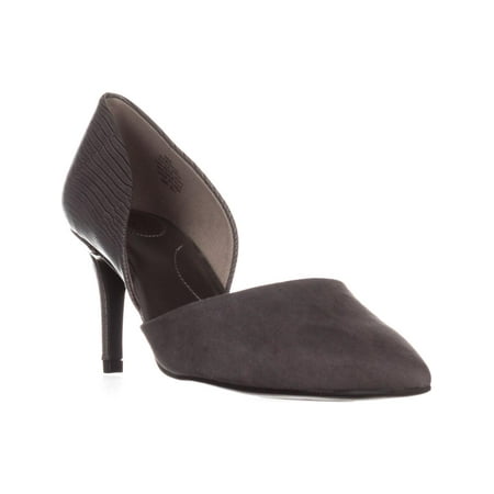 Womens Bandolino Grenow Kitten-Heel Pumps, Gray/Gray