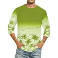 thumbnail image 1 of Tops para hombre, blusas y camisas de cuello redondo y manga corta para hombre, blusas casuales de moda con cuello redondo y manga corta, blusas para hombre, blusas de poliéster para hombre, 1 of 4