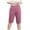 Hot Pink, variant on fatyb Women's Lounge Shorts Plus Size Comfy Summer Shorts Casual Elastic Waist Womens Outdoor Shorts