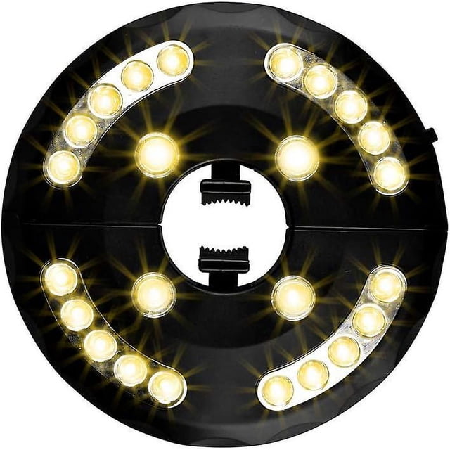 Luz para sombrilla de jardín YONGSHENG 24 LED 3 patrones de iluminación luz cálida