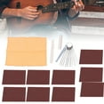 thumbnail image 4 of Bridge Saddle Nut Files Kit, Stainless Steel Treble Compensation Guitar Polishing Sandpaper Set Improve Sound DIY Maintain  For Stage For Guitars Lover, 4 of 8