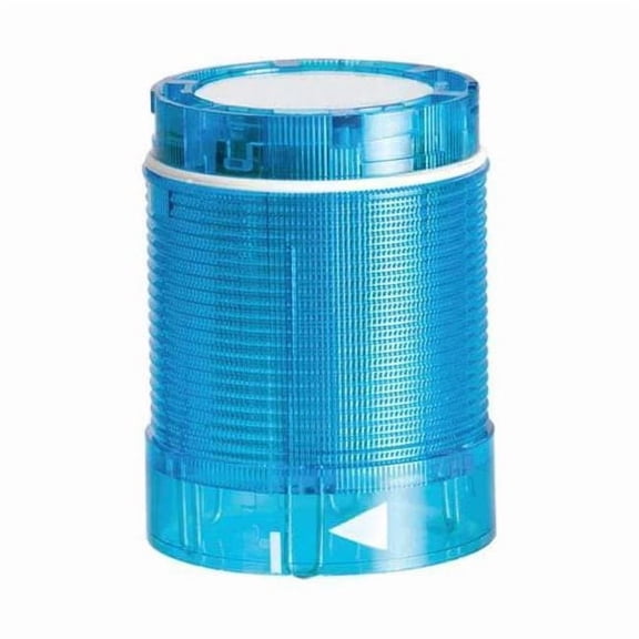 Tower Light Module, 24V AC, 24V DC, Blue, 50 mm Dia., 2 3/4 in Height, LED