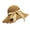 Khaki, variant on Sun Visors Hats for Men Women Lace Bow Decor Versatile Wide Brim Summer for Daily Protection Fashion Beach Golf Hat Cap