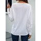 thumbnail image 3 of Camisas de manga larga, elegantes e informales, Dokotoo para mujer, blancas, XXL, 3 of 6