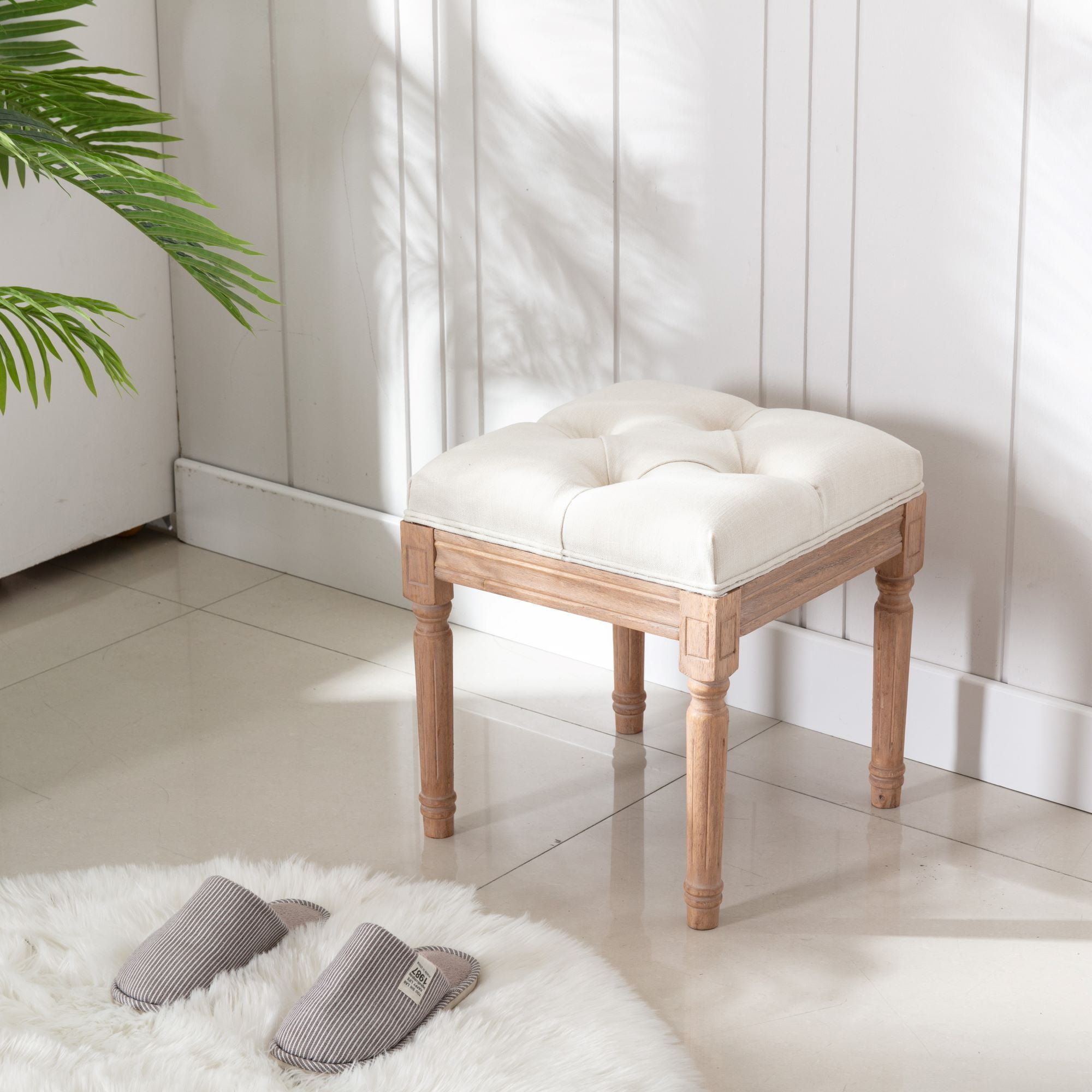 fabric dressing table chair