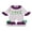 Purple, variant on Spewahor Infant Baby Girl Carnival Casual Jumpsuit 0 3 6 12 18 Months Long Sleeve Doll Collar Dot Print Embroidered Bodysuit