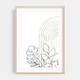 thumbnail image 2 of Line art botanical arch - Line Drawing Line Art Minimalist Abstract Botanical Floral Modern Art Geometric Unframed Wall Art Print 24 x 36 inches, 2 of 60