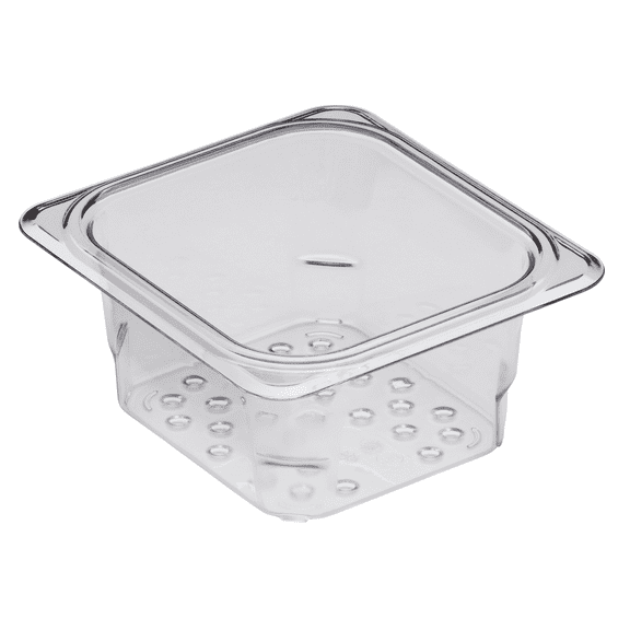 Food Pan Colander 1/6 X 3" CamwearÂ® Clear