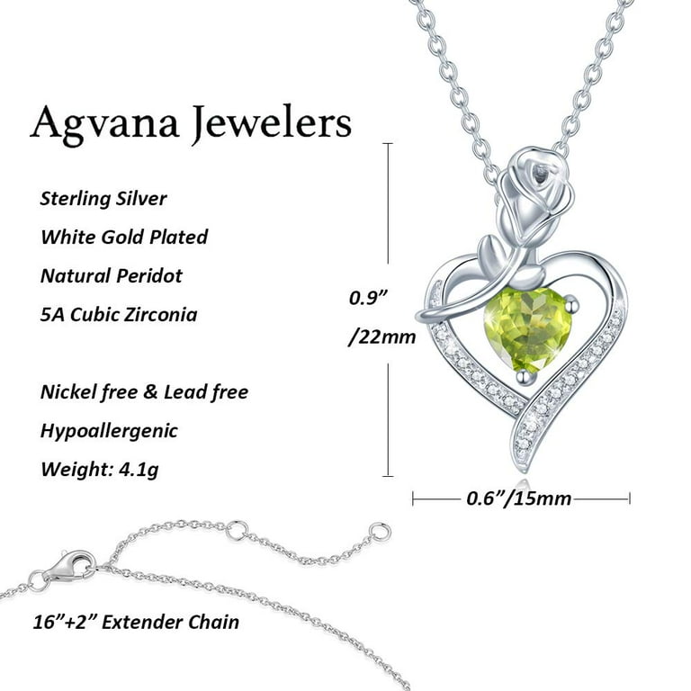 Agvana jewelers 2024 heart necklace