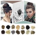 thumbnail image 3 of TKOOFN Synthetic Hair Extensions Wrap Messy Bun Hair Piece Scrunchies Ponytail Extension Hairpieces Women, 3 of 4