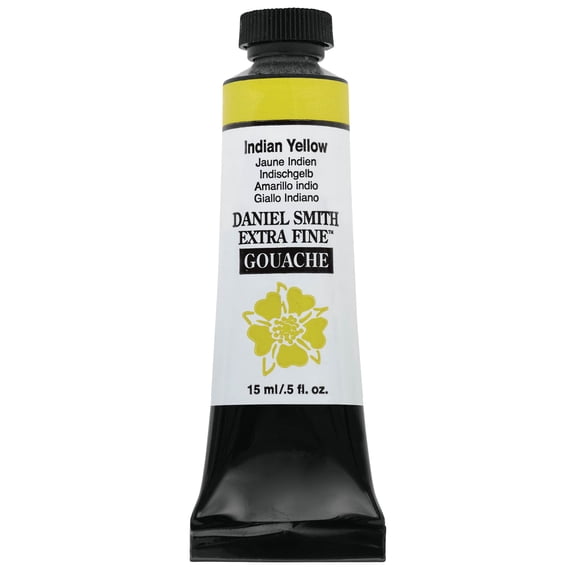 Daniel Smith Extra Fine Gouache - Indian Yellow, 15 ml