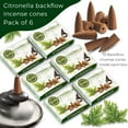thumbnail image 3 of Citronella Backflow Incense Cones - 60 TotalIncense Waterfall Cones - 6 Packs (10 Each), 3 of 8