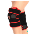 thumbnail image 1 of Springbok Open Patella Neoprene Knee Sleeve | Support, Arthritis Pain Relief, Working Out, Running, Basketball, Weightlifting, Gym, Sports - Compression & Stability - Black & Orange (Universal Size), 1 of 3