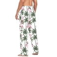 thumbnail image 7 of Flamingo with Palm Trees Mens Pajama Pants Cotton Elastic Waistband Lounge Sleep Pajama Bottoms Pj with Pocket, 7 of 7