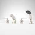 thumbnail image 3 of Signature Hardware SIG454487 Pendleton Deck Mounted Tub Filler Faucet - Chrome, 3 of 7