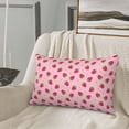 thumbnail image 5 of Fuzoiu Strawberries Print Fuzzy Pillowcases, Super Soft Pillow Case Cover with Zipper for Bedroom, Sofa, Couch,Cozy Pillow Shams for All Seasons-14"x20", 5 of 6