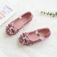 thumbnail image 4 of Girls Glitter Dress Shoes Sequins Wedding Party Princess Shoes Comfortable Slip On Flat Mary Jane Shoes, 4 of 6