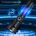 thumbnail image 3 of Linternas recargables 100000 lúmenes altos, linterna LED resistente al agua para emergencias, linterna de alta potencia con 5 modos (paquete de 2), 3 of 5
