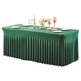 thumbnail image 1 of Mantel para Fiesta Party Talk 2.4 m Verde Resistente a Arrugas con Cubierta de Spandex, 1 of 8