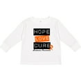 thumbnail image 3 of Inktastic Leukemia Hope Love Cure Boys or Girls Long Sleeve Toddler T-Shirt, 3 of 5