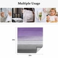 thumbnail image 4 of Purple Gray Cloth Napkins, Vintage Rustic Abstract Striped Wooden Grain Washable and Reusable Dinner Napkins Set of 8, Table Napkin for Kitchen Party Birthday Wedding Hotel Housewarming 20"x20", 4 of 8