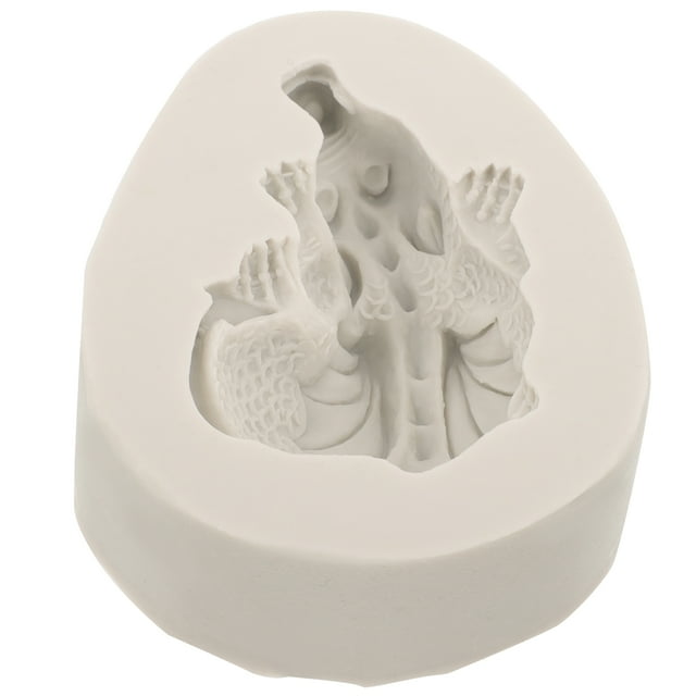 Chic Easter Dinosaur Mold Interesting Silicone Mold Fondant Cake Chocolate Mould Creative Baking Tool for Home Bakery