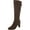 Choco MC, variant on Womens Adelayde Zipper  Knee-High Boots