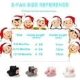 thumbnail image 6 of Baby Boy Girl Boots Newborn Shoes Winter Snow Bowknot Anti-Slip Soft Sole Warm Infant Toddler Prewalker Booties, 6 of 6
