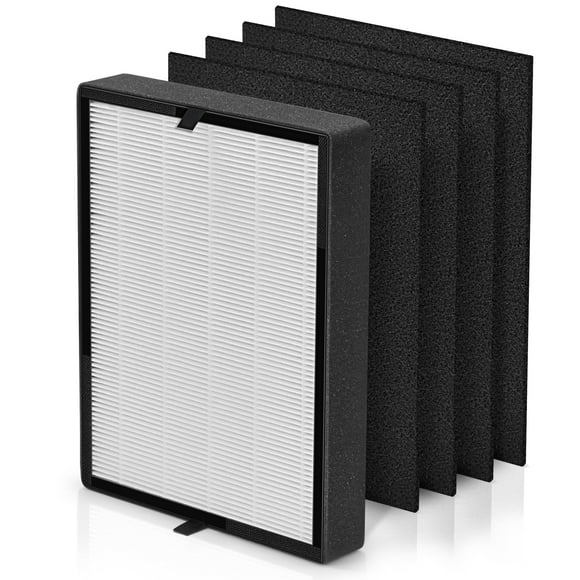 45I Replacement Filter Set Compatible with Alen Air Purifier Filter Replacement Breathesmart 45i or Flex, 3 Stages H13 True HEPA Air Cleaner, Part # B4-Fresh / FL40-Silver-Carbon Remove Odor, 1 set