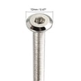 thumbnail image 4 of Uxcell M6x45mm Hex Screws Bolts Carbon Steel Nickel Plated 8 Pack, 4 of 4