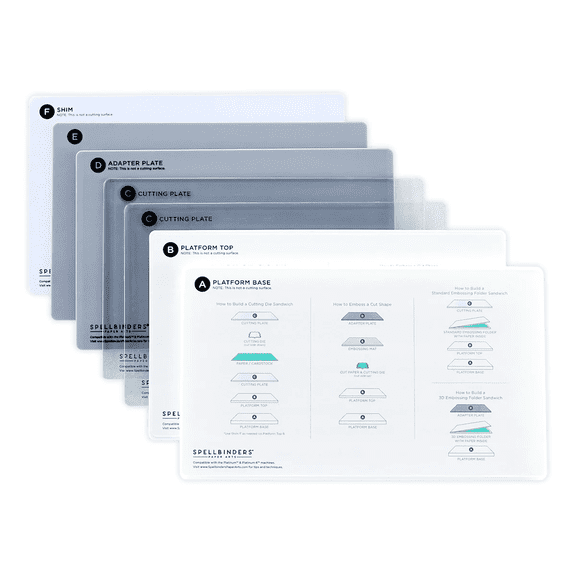 Spellbinders XL Universal Plate System-7 Plates