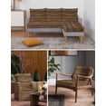 thumbnail image 6 of Brown Wood Grain Couch Cushion Covers Stretch, Washable Sofa Seat Covers Individual Seat Cushion Sofa Slipcovers Retro Farmhouse Wooden Plank Couch Cover Furniture Protector S-3PCS, 6 of 7