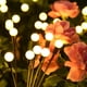 thumbnail image 5 of luciérnaga para jardín al aire libre: Paquete de 4 8 luces LED de luciérnaga con energía solar a prueba de agua - Luces solares oscilantes para exteriores para el camino del paisaje del patio, 5 of 5