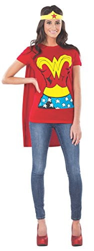 wonder woman shirt with cape walmart