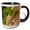 Black/White, variant on 3drose, Rock Climbing, Cathedral Ledge Echo Lake Nh - Us30 Jmo1482 - Jerry and Marcy Monkman, 11oz Two-tone Red Mug