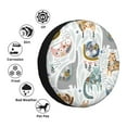 thumbnail image 5 of Gaeub Cute Colorful Animal 14-17in Tire Cover, Spare Tire Cover, for Camper Caravan, Trailer, Car, Truck, SUV, Jeep - 17 inch, 5 of 9
