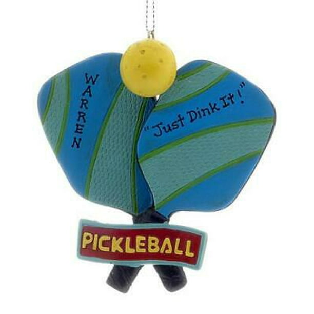 Pickleball Paddles and Ball Christmas Ornament - Walmart.com - Walmart.com