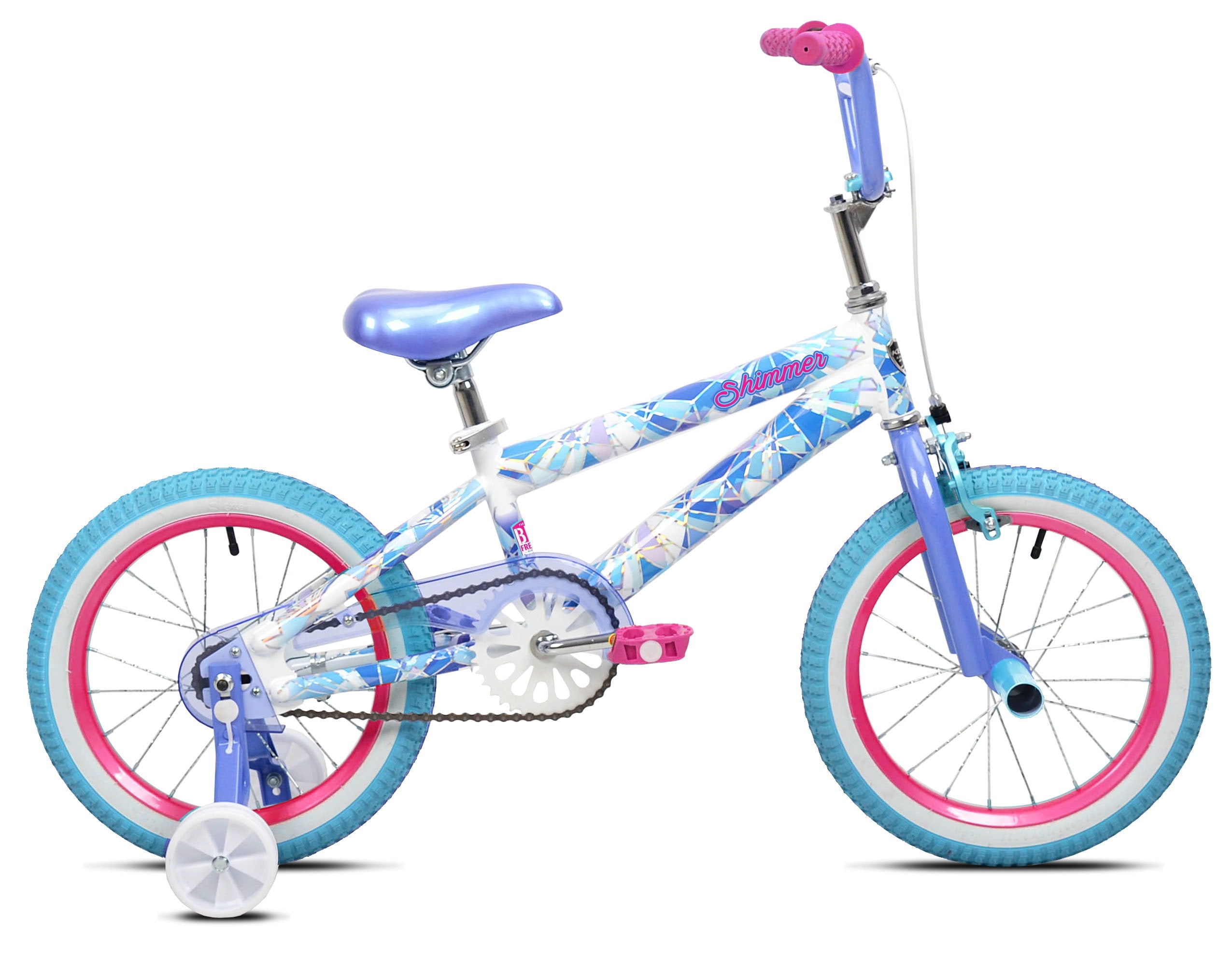 Kent Youth Ambush BMX Bike, 20-Inch, Black/White with Red Rim